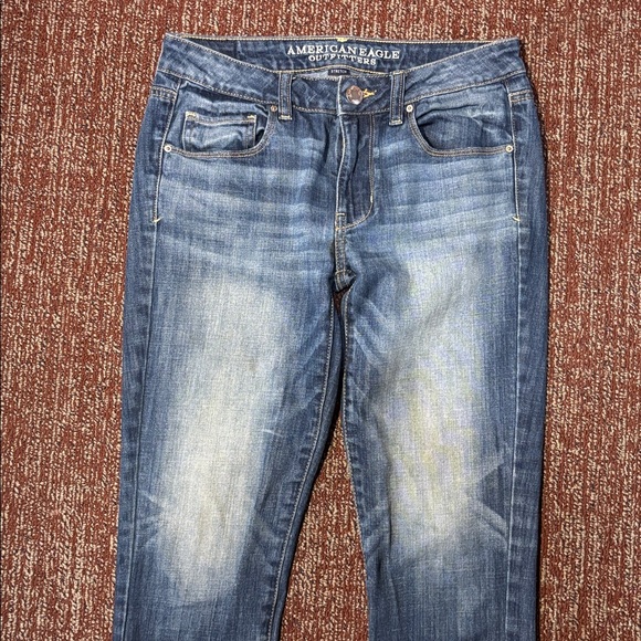 American Eagle Outfitters dark wash skinny crop women’s 6 short - Picture 5 of 14